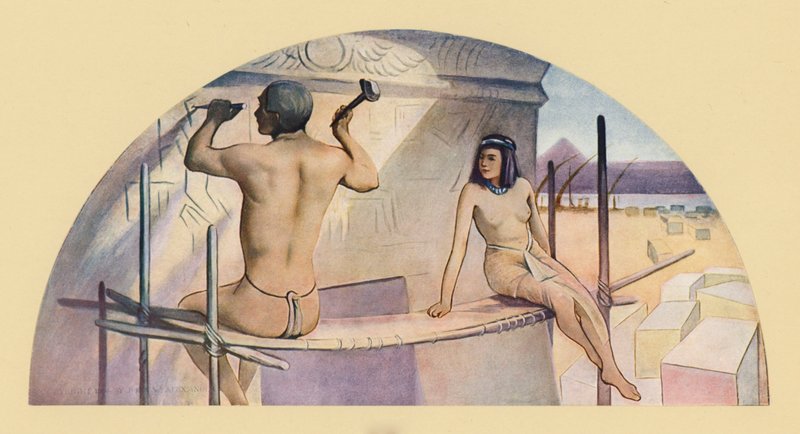 Die Hieroglyphe von John White (after) Alexander