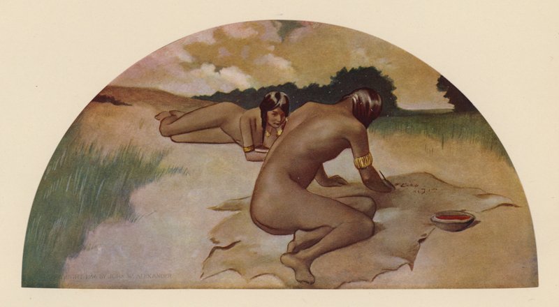 Das Piktogramm von John White (after) Alexander