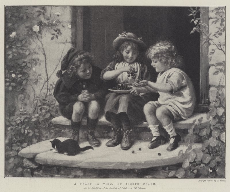 Ein Fest in Aussicht von Joseph Clark