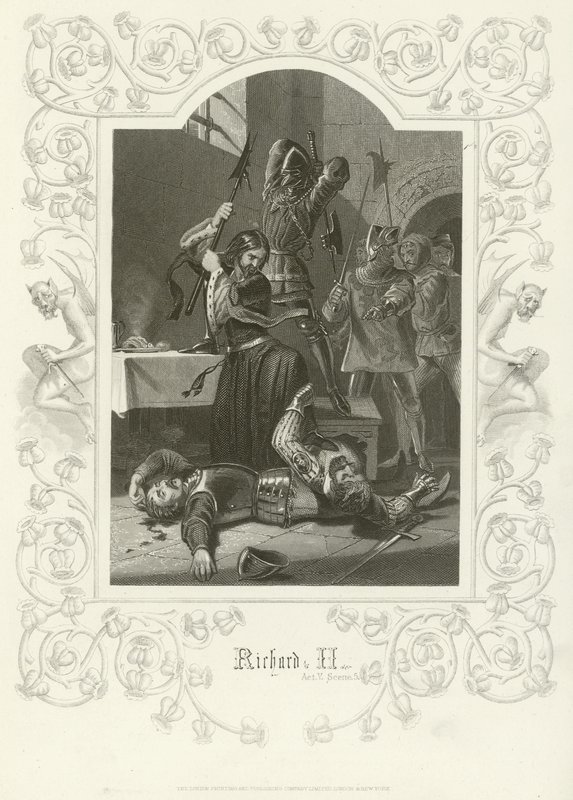Richard II, Akt V, Szene V von Joseph Kenny Meadows