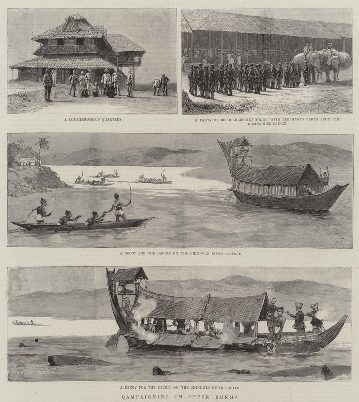 Kampagne in Oberbirma von Joseph Nash