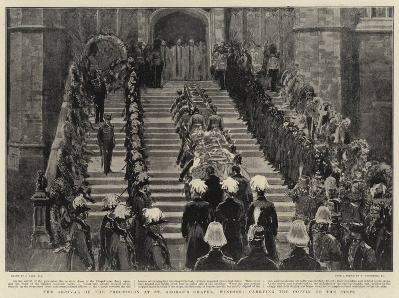 Die Ankunft der Prozession in der St. George