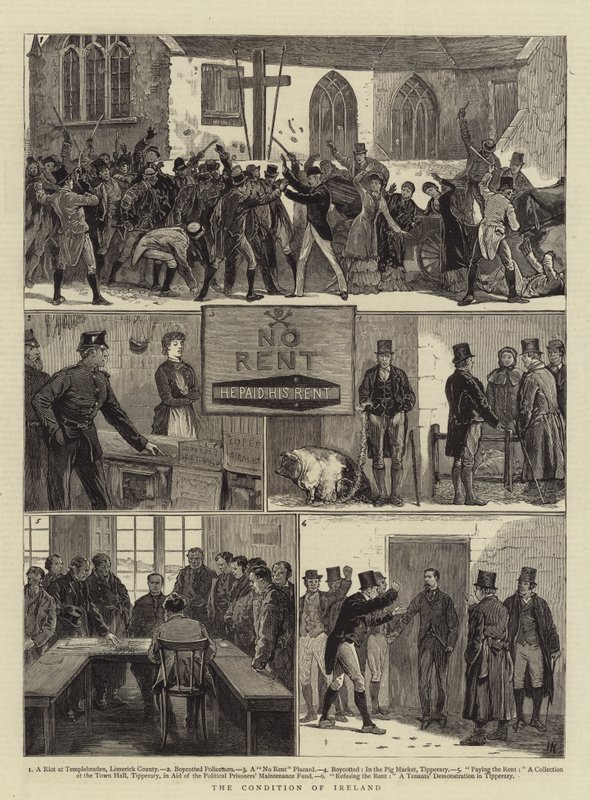 Der Zustand Irlands von Joseph Nash