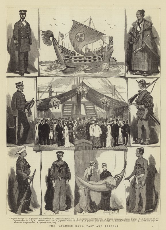 Die japanische Marine, Vergangenheit und Gegenwart von Joseph Nash