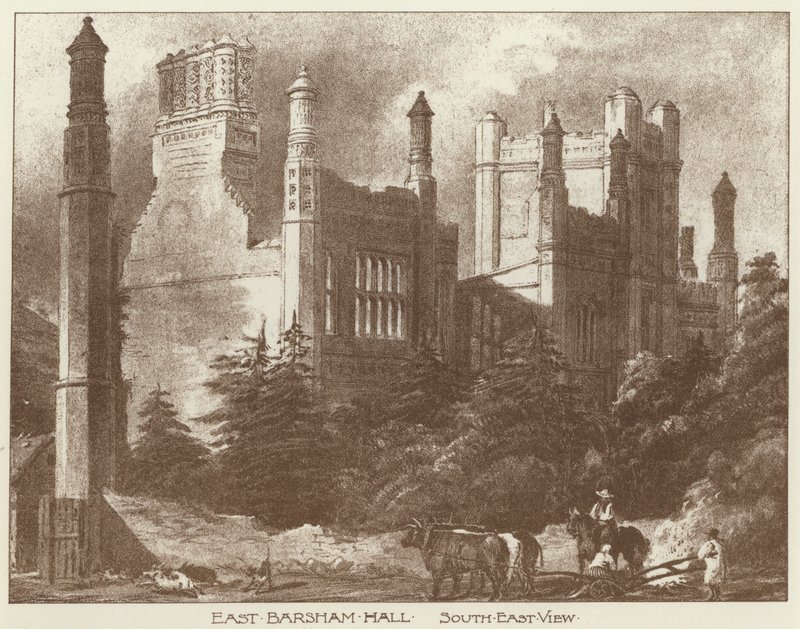 East Barsham Hall, Norfolk von Joseph (after) Nash