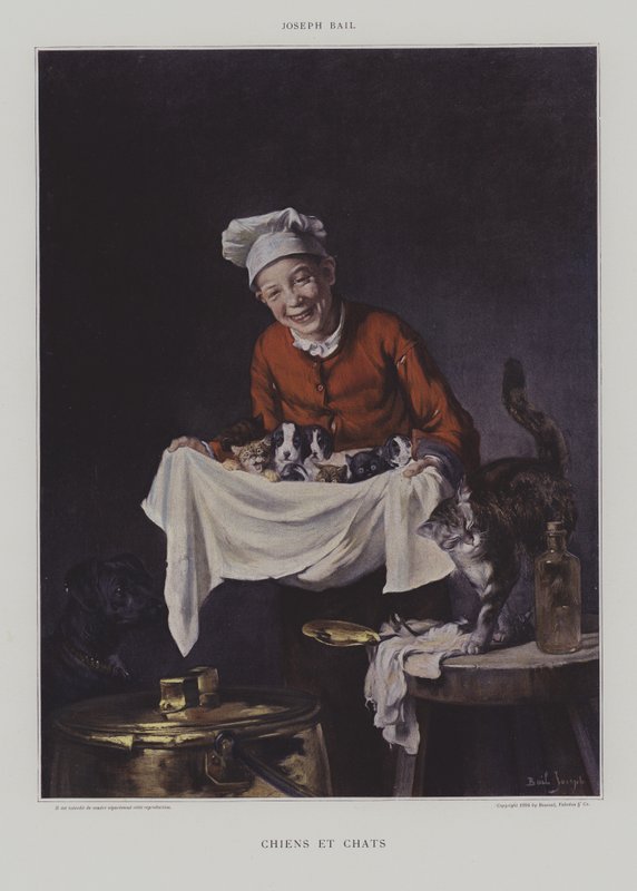 Hunde und Katzen von Joseph Bail