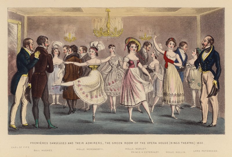 Premieres Danseuses und ihre Bewunderer von Joseph Grego