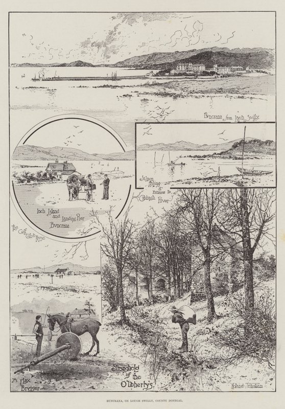 Buncrana, am Lough Swilly, County Donegal von Joseph Holland Tringham
