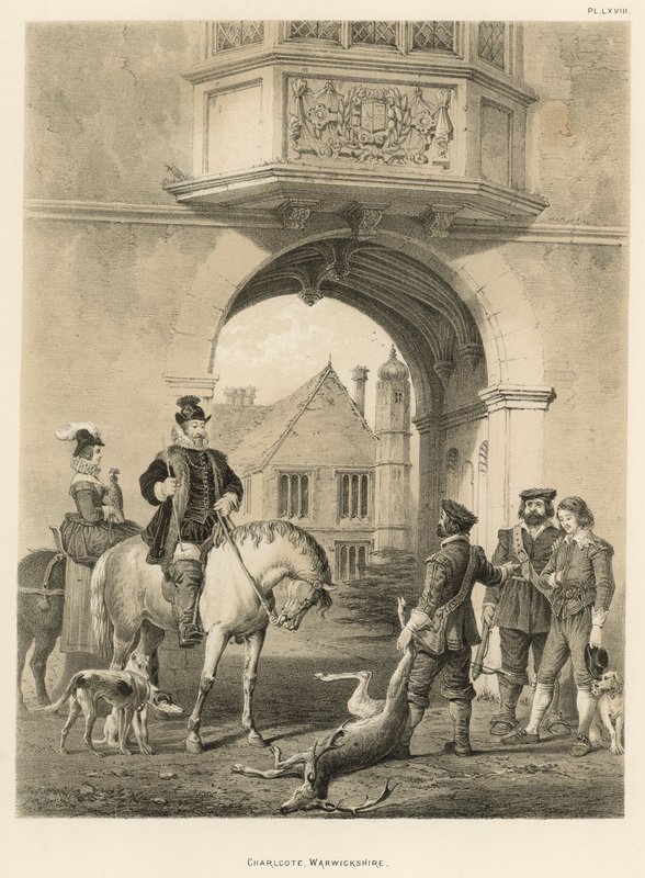 Charlcote, Warwickshire von Joseph Nash