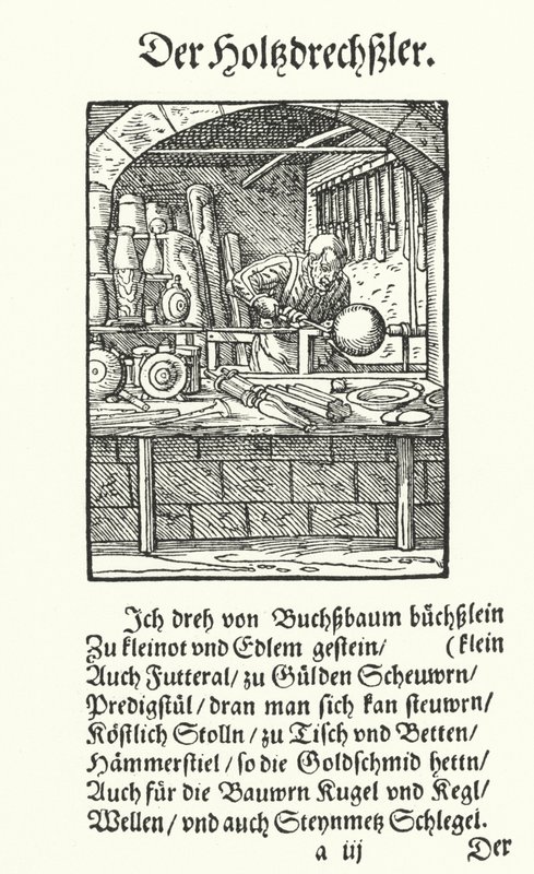 Der Drechsler von Jost (after) Amman