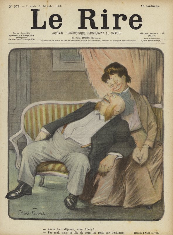 Illustration für Le Rire von Jules Abel Faivre