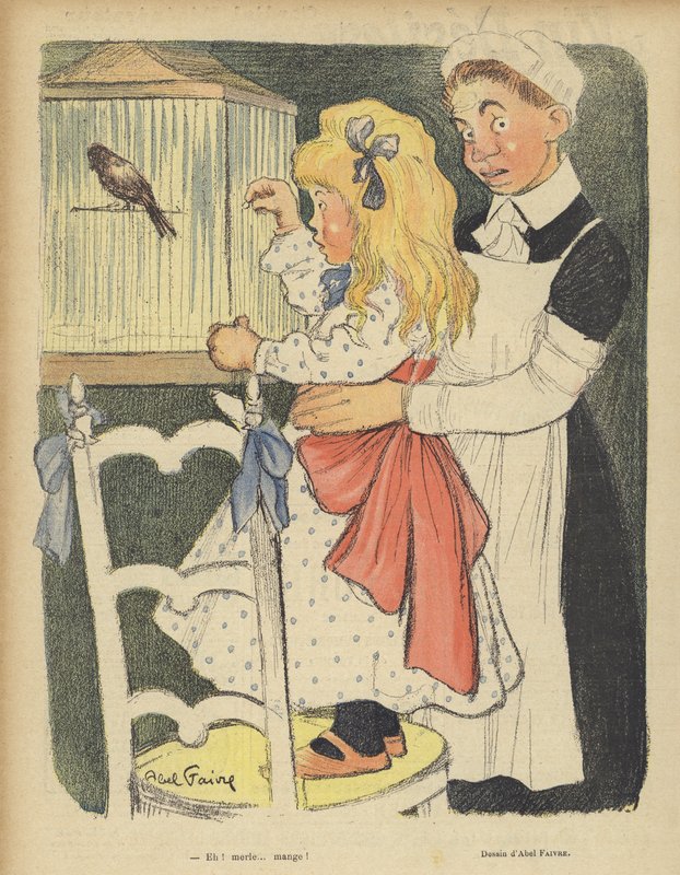 Illustration für Le Rire von Jules Abel Faivre
