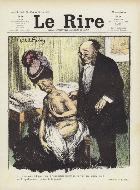 Illustration für Le Rire von Jules Abel Faivre