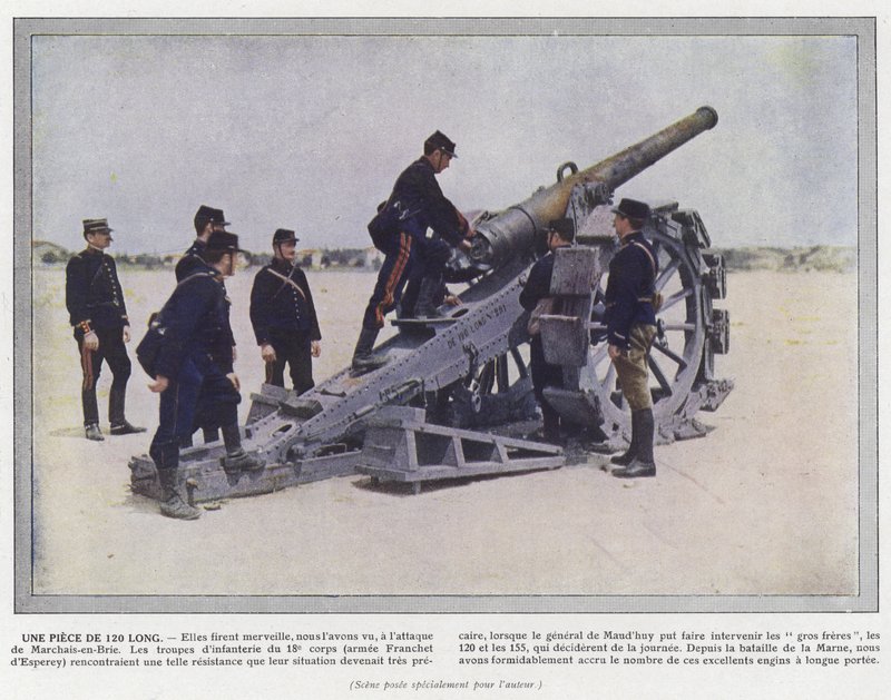 Une Pièce de 120 Long von Jules Gervais Courtellemont
