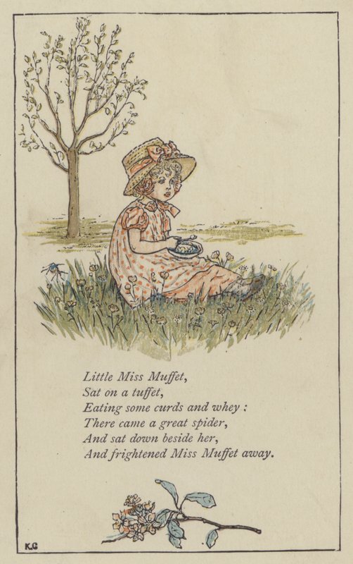 Kleine Miss Muffet von Kate (after) Greenaway