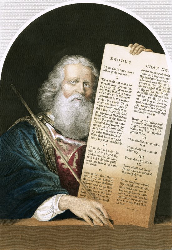 Moses und die Zehn Gebote von Kuhn