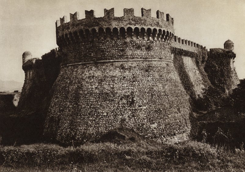 Italien: Castello Sarzanello von Kurt Hielscher