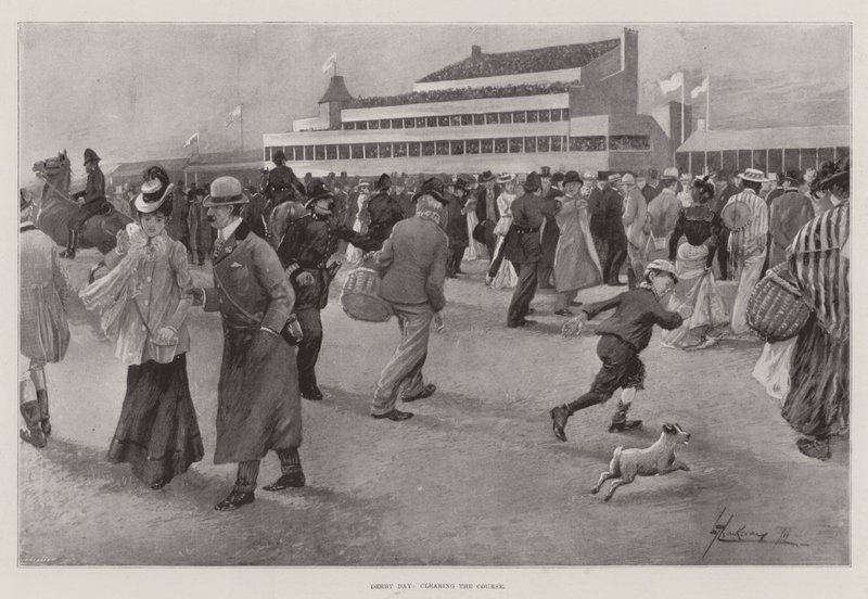 Derby-Tag, Räumung der Strecke von Lance Thackeray