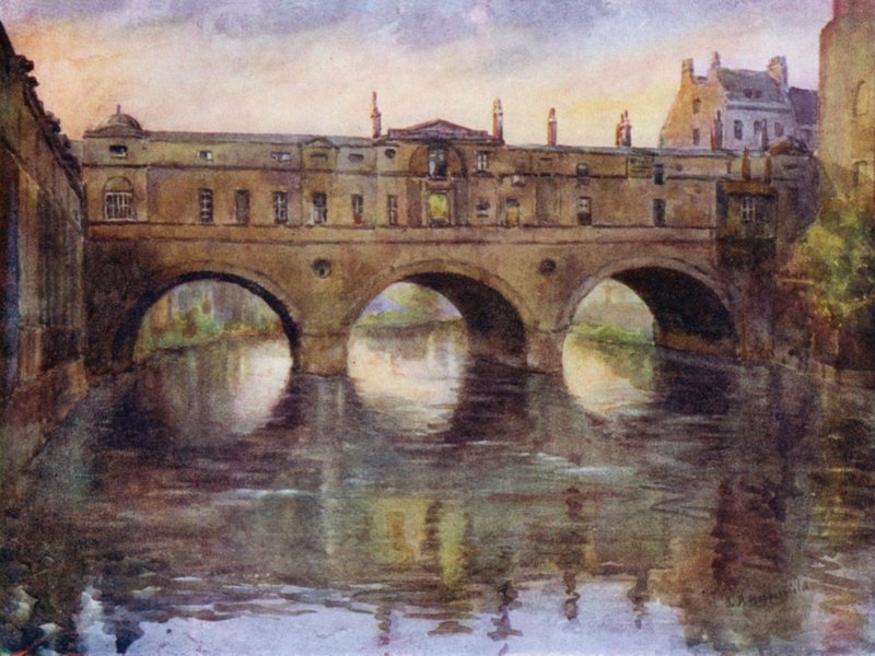 Pulteney-Brücke von Laura Annie Happerfield