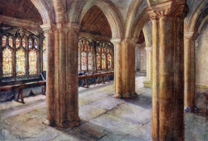Die Kreuzgänge, Bristol Kathedrale von Laura Annie Happerfield
