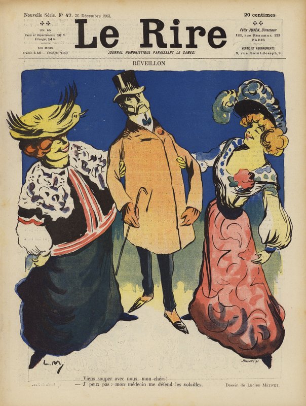 Illustration für Le Rire von Lucien Metivet