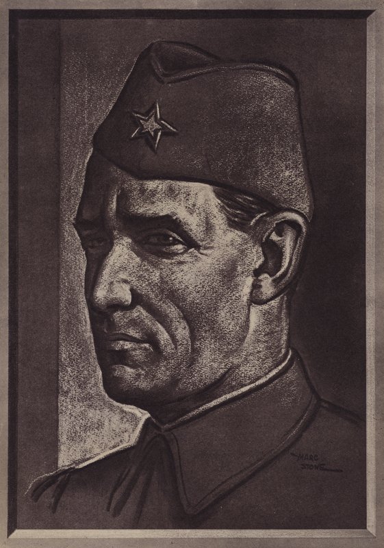 Marschall Tito, Kommandant der Partisanenarmee, die Jugoslawien von den Deutschen befreite von Marcus Stone