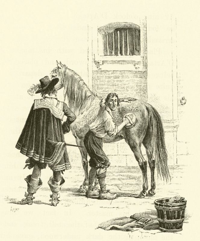 Illustration für Die drei Musketiere von Maurice Leloir