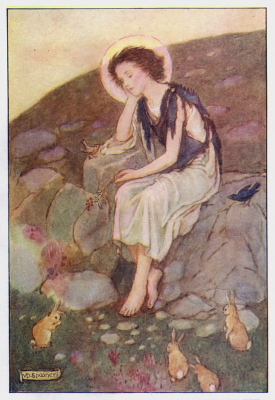 Heiliger Cuthbert von Minnie Didbin Spooner