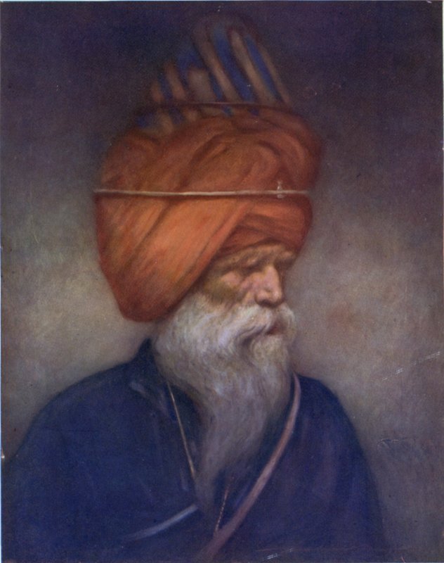 Ein Sikh-Speerträger von Mortimer Ludington Menpes