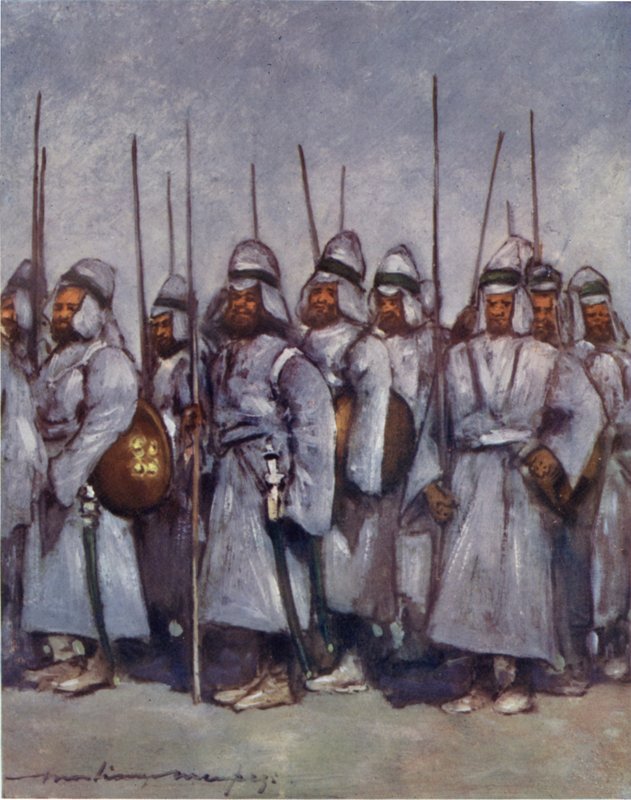Gepolsterte Soldaten von Kishengarh von Mortimer Ludington Menpes
