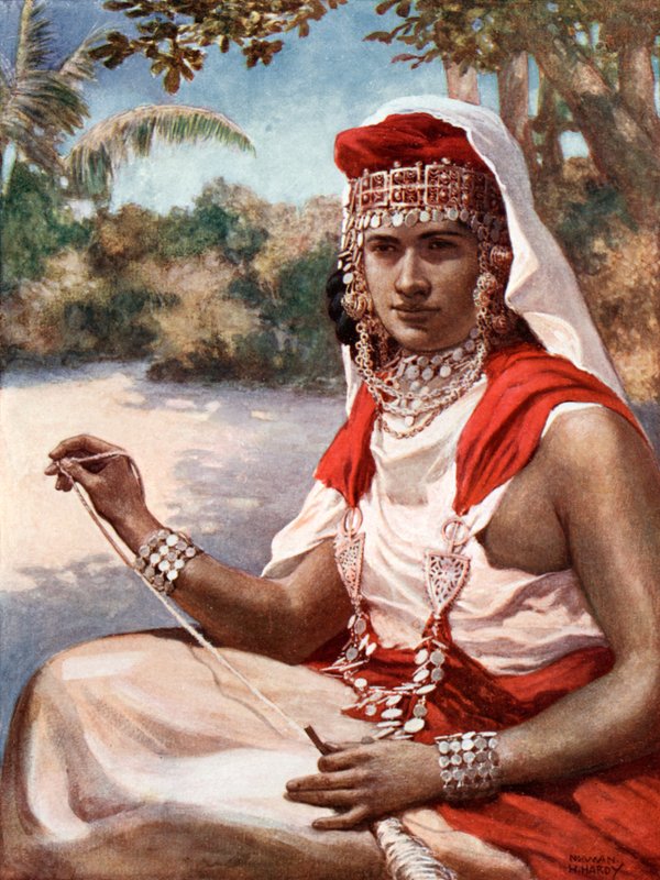 Kabylische Frau aus Algerien von Norman Hardy