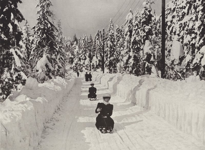 Wintersport bei Kristiania von Norwegian Photographer