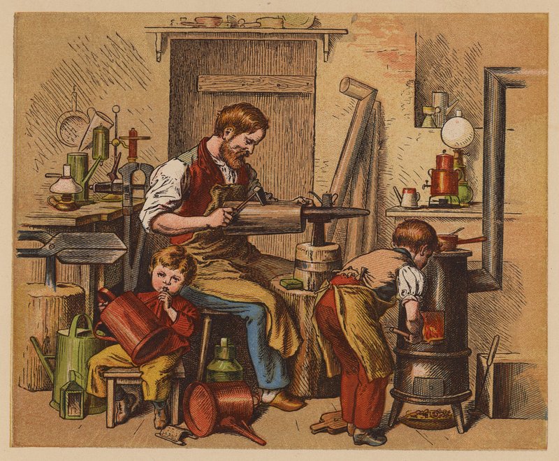 Der Blechschmied von Oskar Pletsch