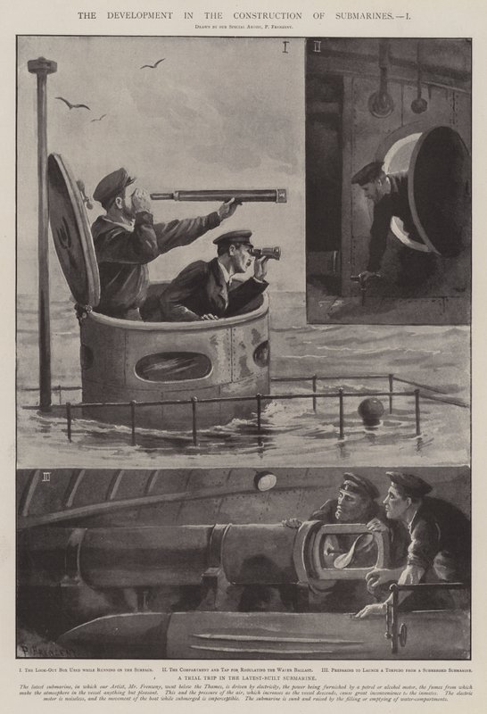 Die Entwicklung im U-Boot-Bau von Paul Frenzeny