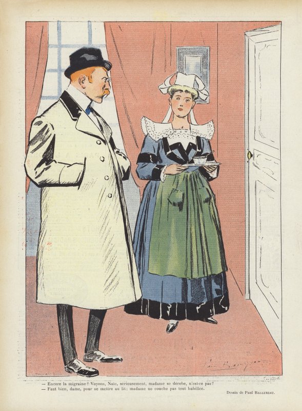 Illustration für Le Rire von Paul Balluriau