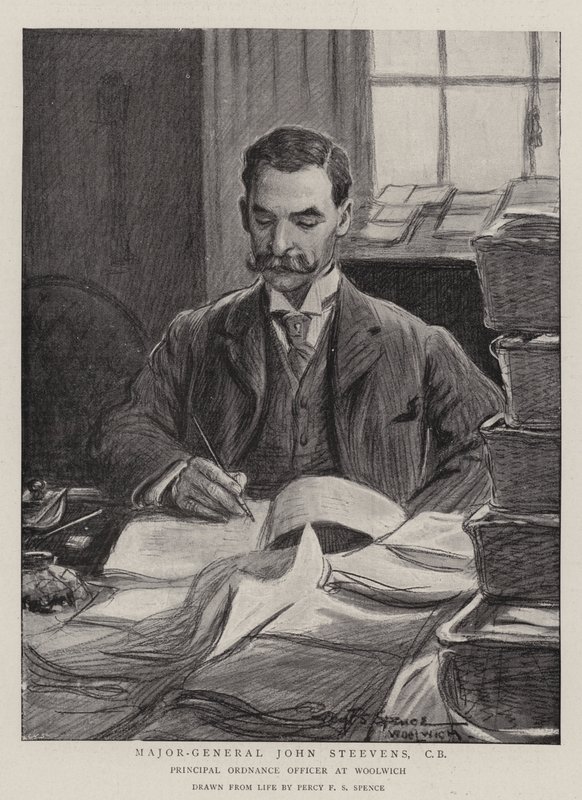 Generalmajor John Steevens, CB von Percy F.S. Spence