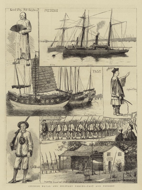 Chinesische Marine- und Landstreitkräfte, Vergangenheit und Gegenwart von Percy Macquoid