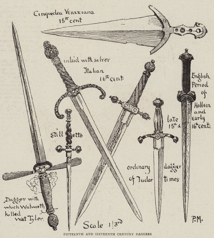 Dolche aus dem fünfzehnten und sechzehnten Jahrhundert von Percy Macquoid