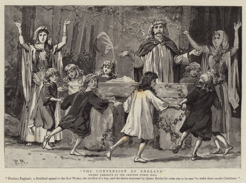 Die Bekehrung Englands von Percy Macquoid