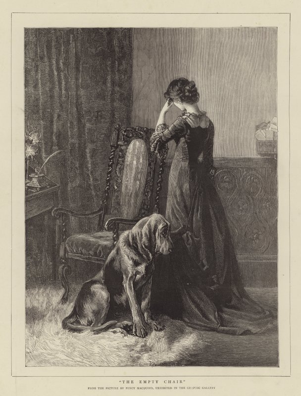 Der leere Stuhl von Percy Macquoid