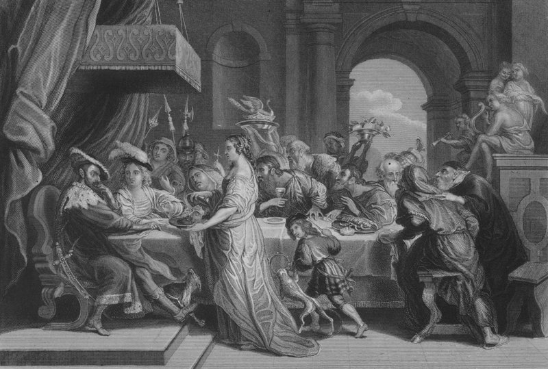 Der Tod von Johannes dem Täufer von Peter Paul after Rubens