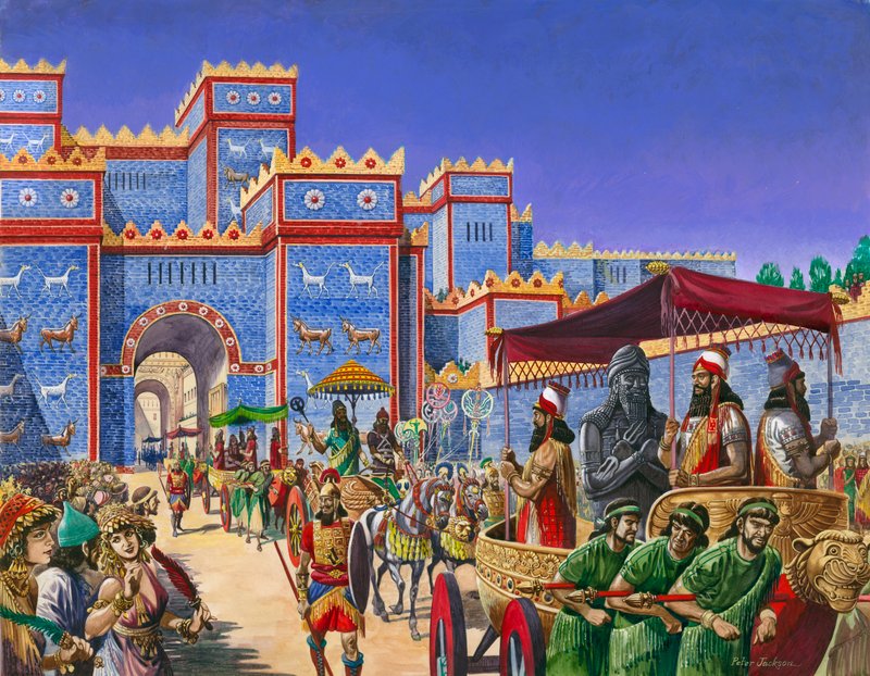 Neujahrstag in Babylon von Peter Jackson