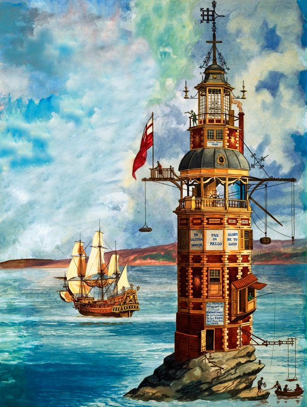 Der Erste Eddystone-Leuchtturm von Peter Jackson