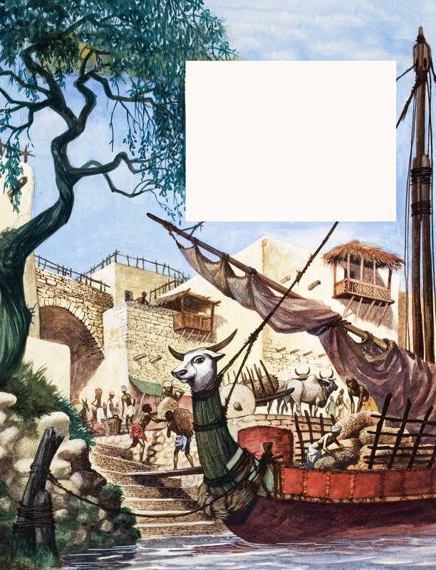 Entladen eines Handelsschiffs von Peter Jackson