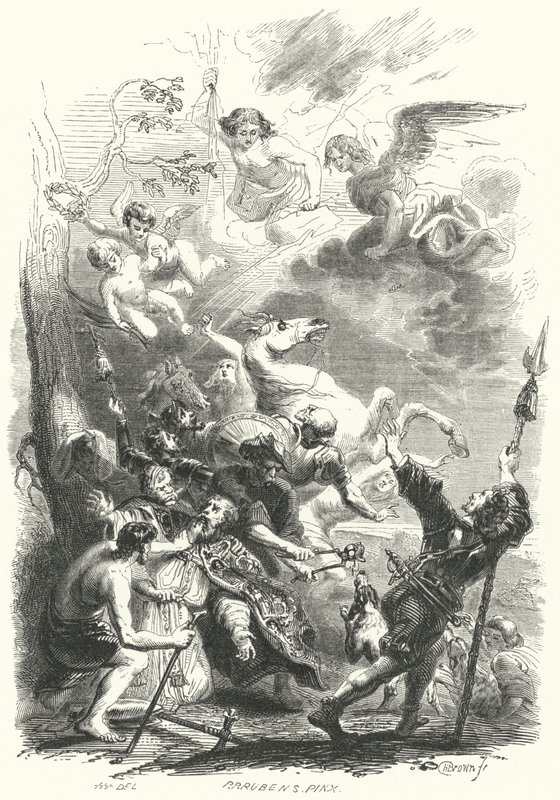 Martyrium des Heiligen Livinus, 657 von Peter Paul after Rubens