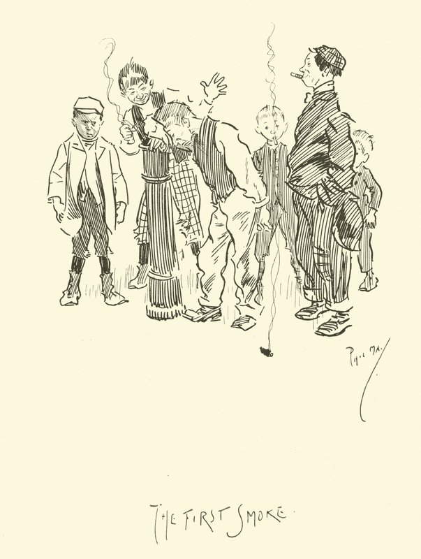 Illustration für Phil Mays Gutter-Snipes von Phil May