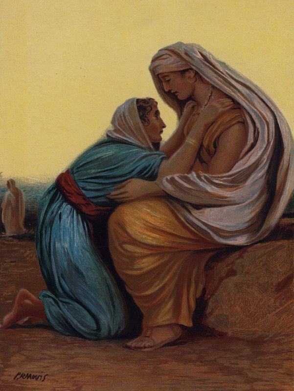 Ruth und Naomi von Philip Richard Morris