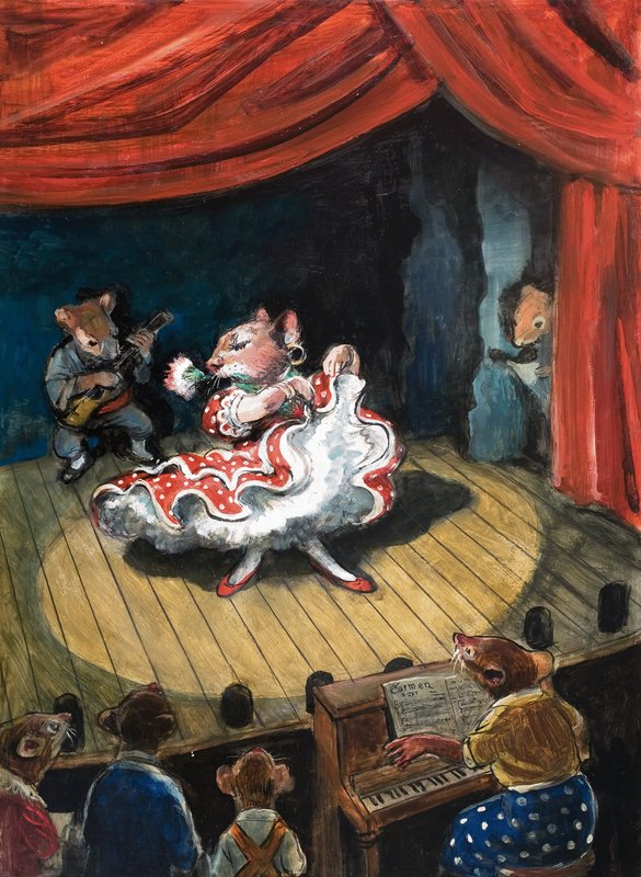 Stadtmaus und Landmaus von Philip Mendoza