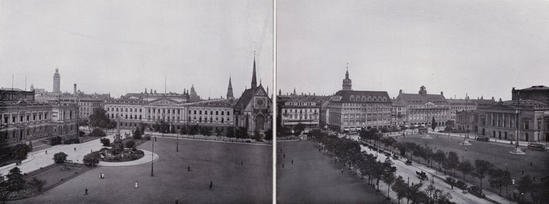Leipzig: Panorama vom Augustusplatz von Photographer German