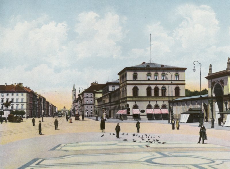 München: Odeonsplatz und Ludwigstraße von Photographer German